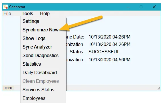 Sync the Translator and Connector