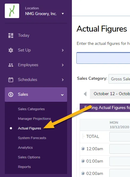 Actual Figures | TimeForge - Google Chrome